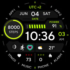 TACT ONE: Watch face screenshot 12