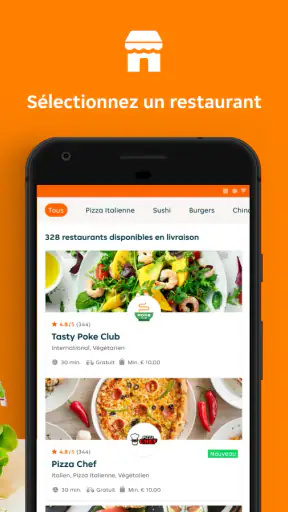 Takeaway.com - Livraison repas screenshot 2