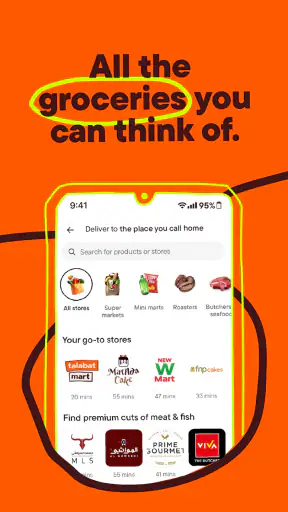 talabat: Food, grocery & more screenshot 11