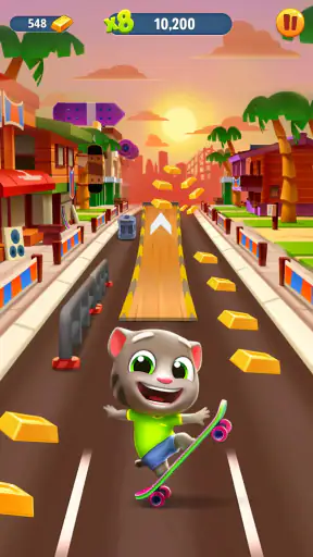 Talking Tom: Course à l'or screenshot