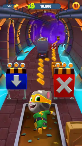 Talking Tom: Course à l'or screenshot 11