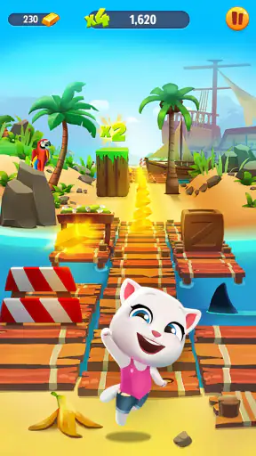 Talking Tom: Course à l'or screenshot 9