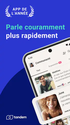Tandem : échange linguistique screenshot 1