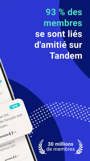 Tandem : échange linguistique screenshot 2