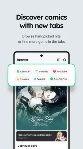 Tappytoon Comics, Webtoons, BD screenshot 3