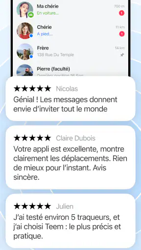 Teem - Finder Famille et Amis screenshot 2