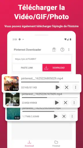 Téléchargement Vidéo Pinterest screenshot 1