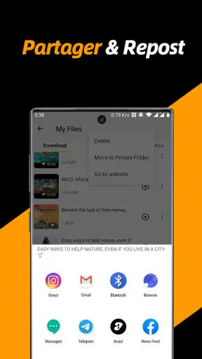 Téléchargeur de vidéo privées screenshot 5