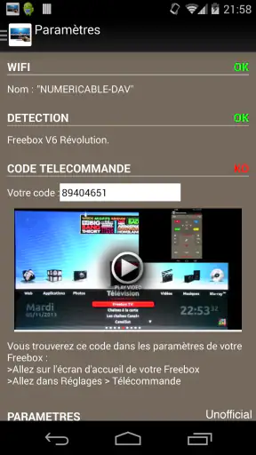 Télécommande pour Freebox screenshot 4