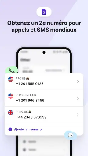 Telicall: 2e Numéro & Appels screenshot 4