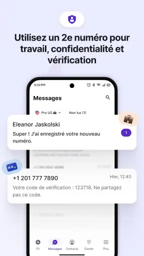 Telicall: 2e Numéro & Appels screenshot 5