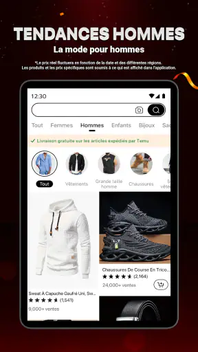 Temu : Achats et Mode en Ligne screenshot 10