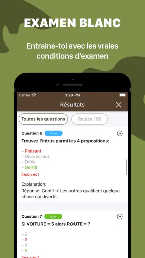 Test d'Aptitude Pour l'Armée screenshot 5