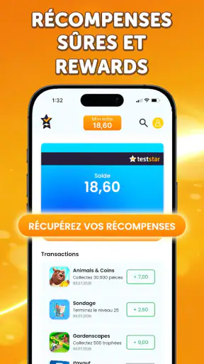 Teststar: Avis & Récompenses screenshot 4