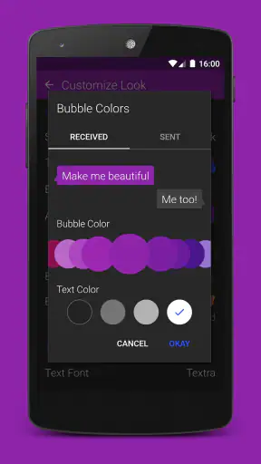 Textra SMS screenshot 2