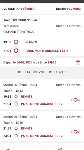 TGV INOUI PRO screenshot 8