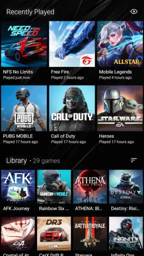 The Arcade · Game Hub Launcher screenshot 2