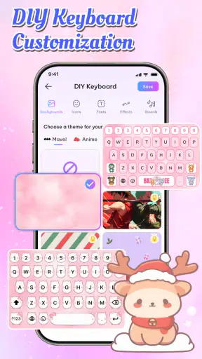 Thème de Clavier de Police screenshot 5