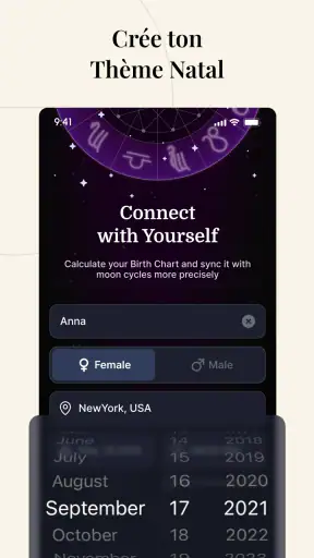 Thème Natal: Astro Horoscope screenshot 3