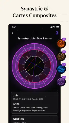 Thème Natal: Astro Horoscope screenshot 5