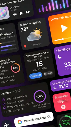 Thèmes Android et pack icônes screenshot 9