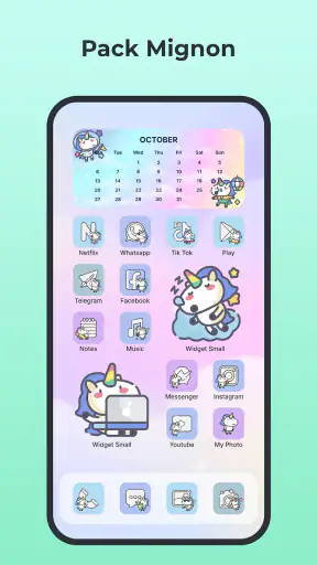Themes: Icon changer, Widgets screenshot 4