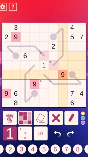 Thermo Sudoku screenshot 7