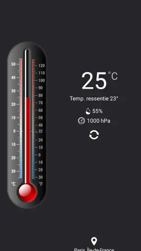 Thermomètre++ intérieur screenshot 1