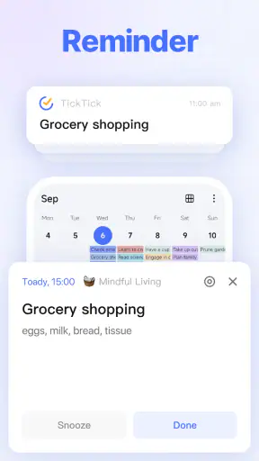 TickTick - Liste de Tâches screenshot 4