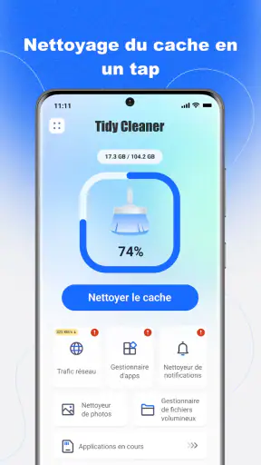 Tidy Cleaner: Nettoyage Rapide screenshot 1