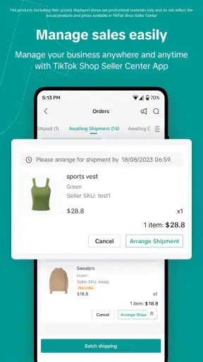 TikTok Shop Seller Center screenshot 2
