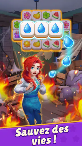 Tile Match Histoire de Rescue screenshot 3