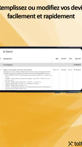Tolteck : Devis et factures screenshot 3