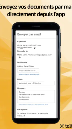 Tolteck : Devis et factures screenshot 5