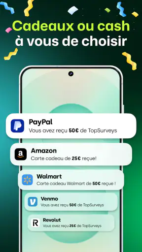 TopSurveys: Sondages rémunérés screenshot