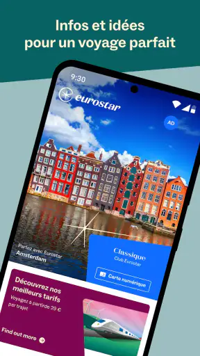 Eurostar : trains et hôtels screenshot 2