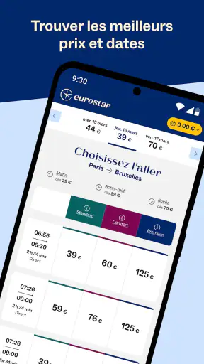 Eurostar : trains et hôtels screenshot 4
