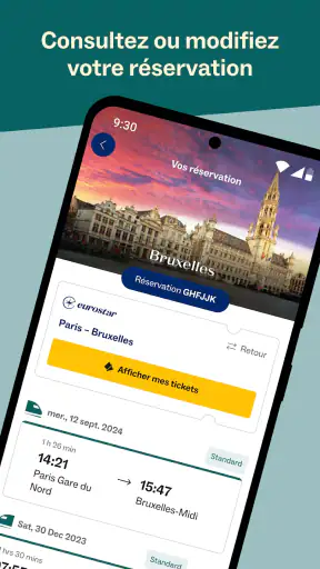 Eurostar : trains et hôtels screenshot 5