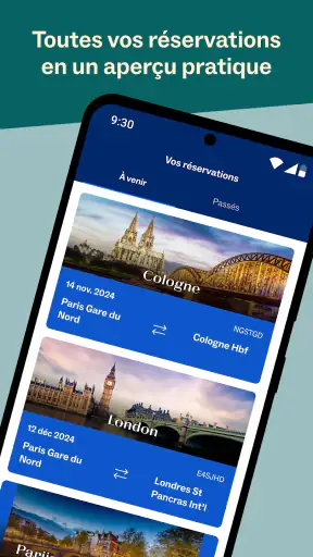 Eurostar : trains et hôtels screenshot 8