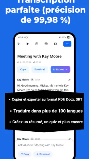 Transcrire Audio en Texte screenshot 3