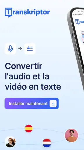 Transkriptor - Parole en Texte screenshot 1