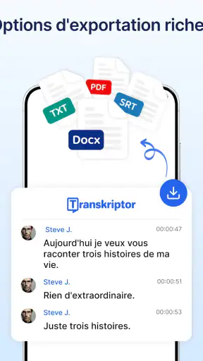 Transkriptor - Parole en Texte screenshot 8