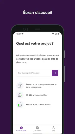 Travaux.com screenshot 1