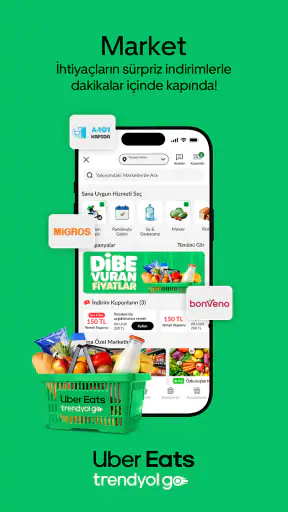 Trendyol Go: Yemek, Market, Su screenshot 3