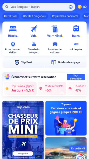 Trip.com: Vols, Hôtels, Train screenshot 2
