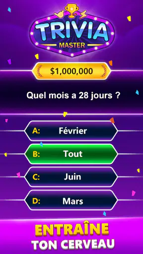 TRIVIA Master - Jeu de quiz screenshot 5