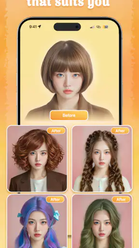 TryStyle: Couleur & Coiffure screenshot 8