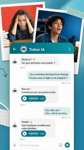 Tuteur IA : Anglais Parlé screenshot 4