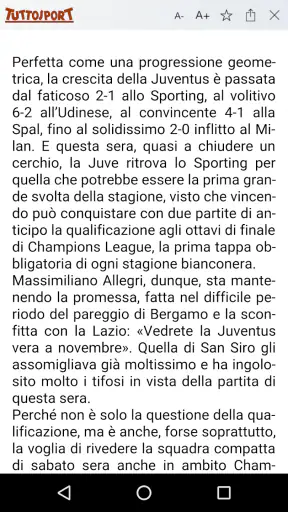 Tuttosport HD screenshot 4