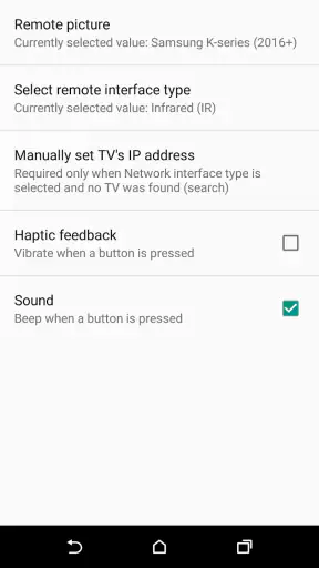 TV (Samsung) Remote Control screenshot 7